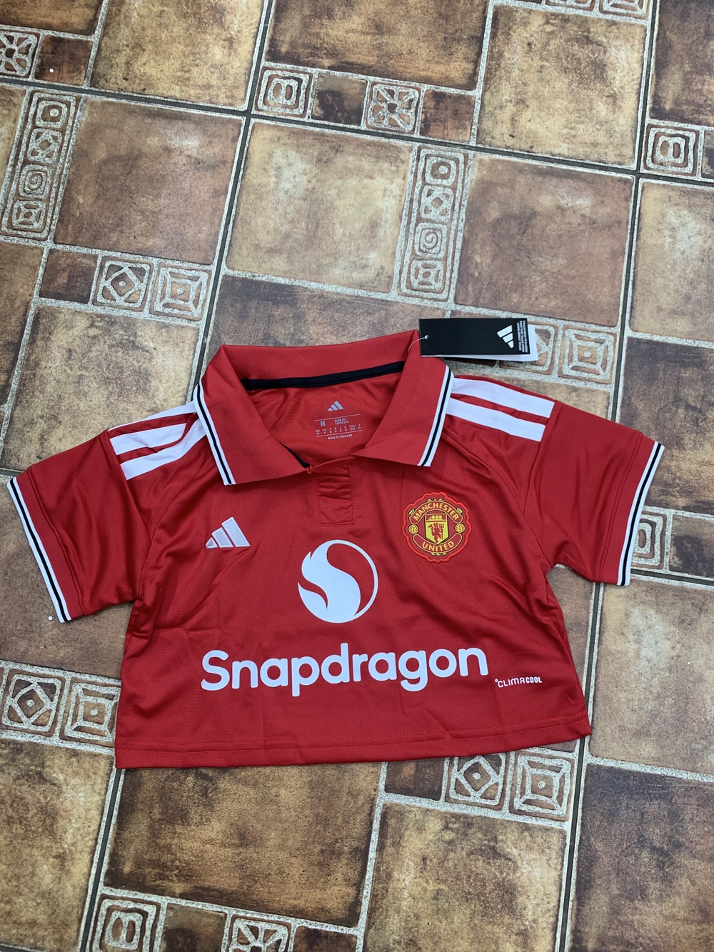 Adidas Manchester United 2026/27 Women's Cropped Jersey Size M